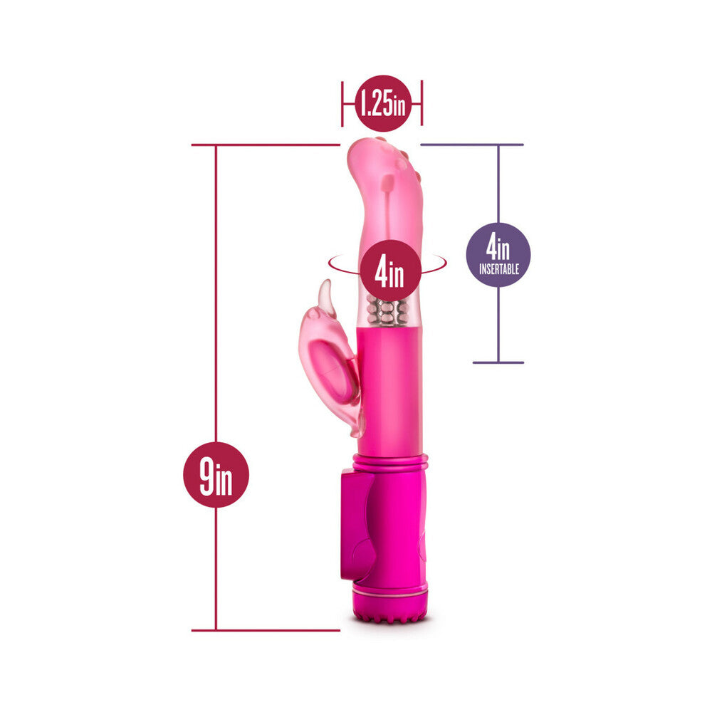 BLUSH - SEXY THINGS DANCING DOLPHIN DUAL STIMULATION VIBRATOR FUCHSIA
