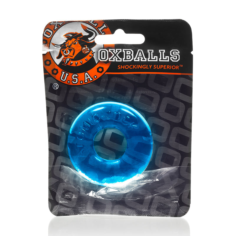 OXBALLS - DO-NUT- 2, ANILLO PARA PENE, GRANDE, AZUL HIELO