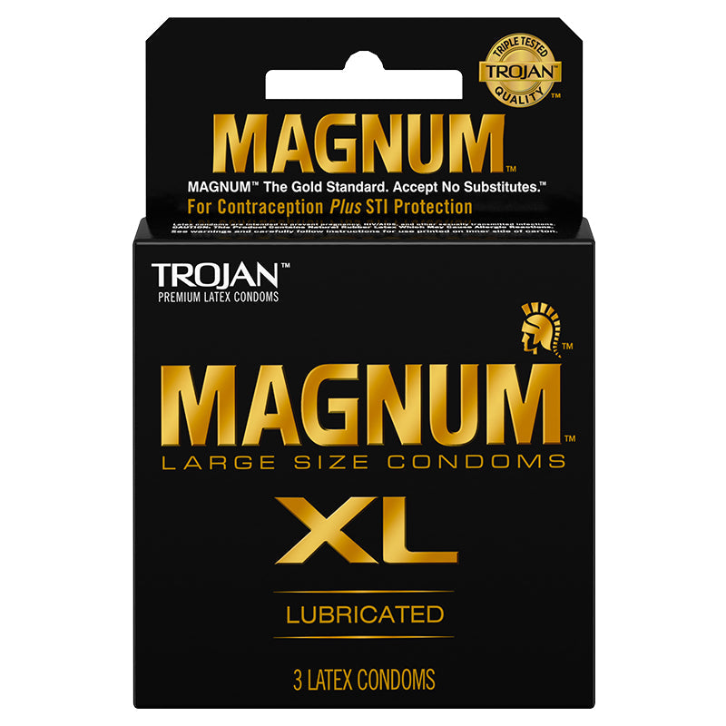 PARADISE MARKETING - TROJAN MAGNUM XL 3 unidades