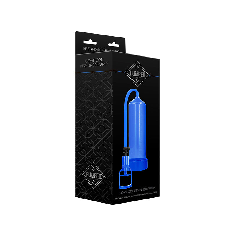 PUMPED COMFORT BEGINNER PENIS PUMP BLUE