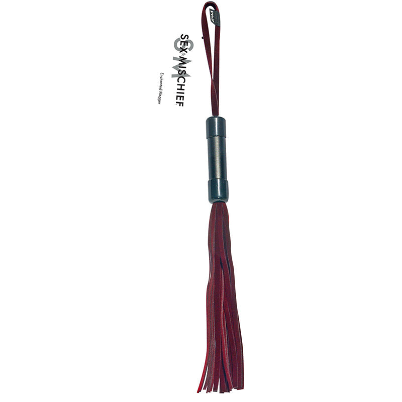 SPORTSHEETS - SEX & MISCHIEF ENCHANTED FLOGGER BURGUNDY