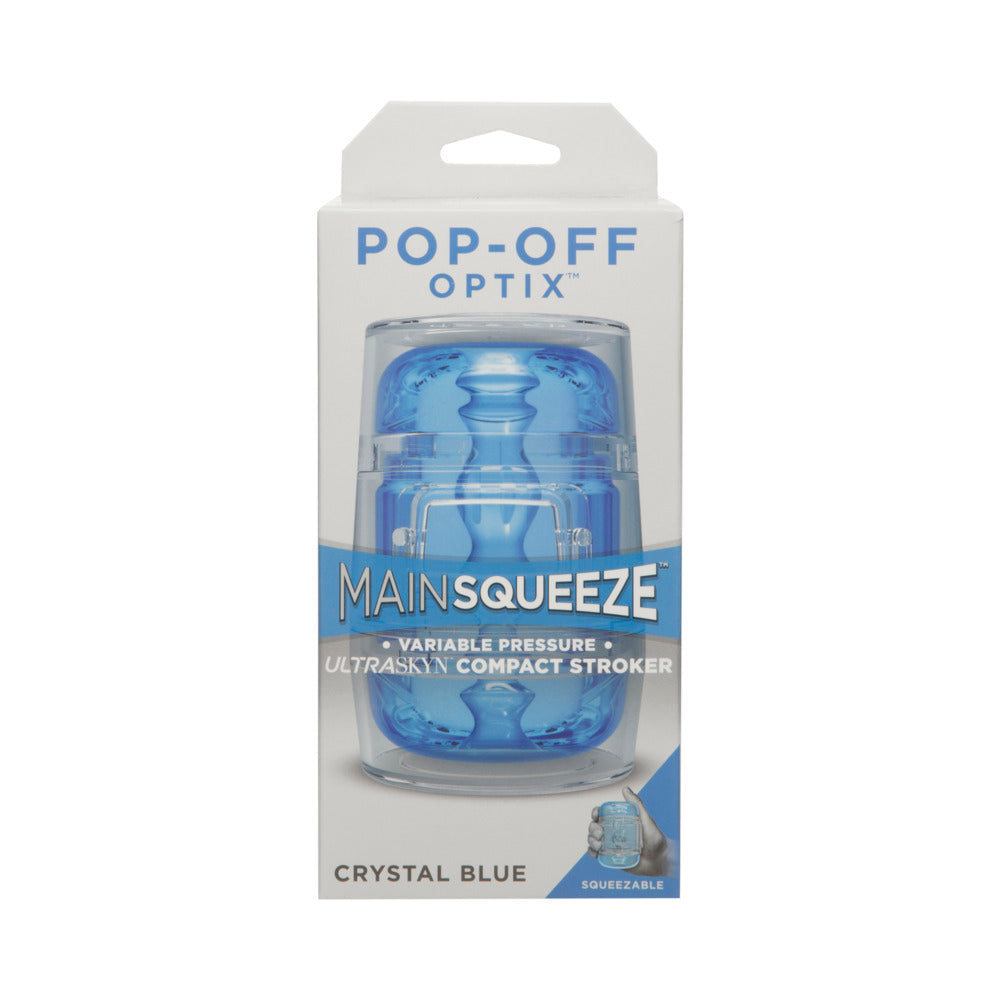 DOC JOHNSON - MAIN SQUEEZE POP-OFF OPTIX BLUE