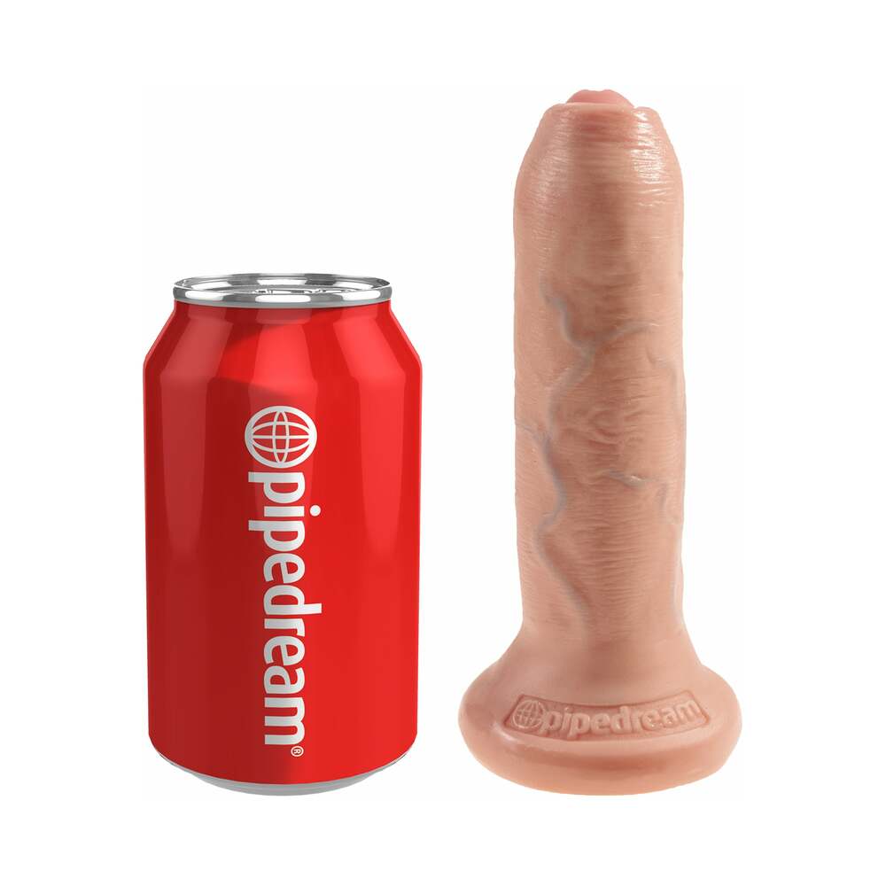 KING COCK - REALISTIC DILDO UNCUT FLESH 15 CM