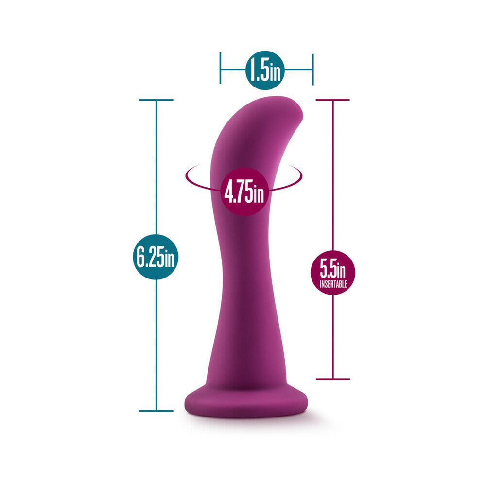 BLUSH - TEMPTASIA BELLATRIX 6.25 IN. CURVED DILDO PLUM