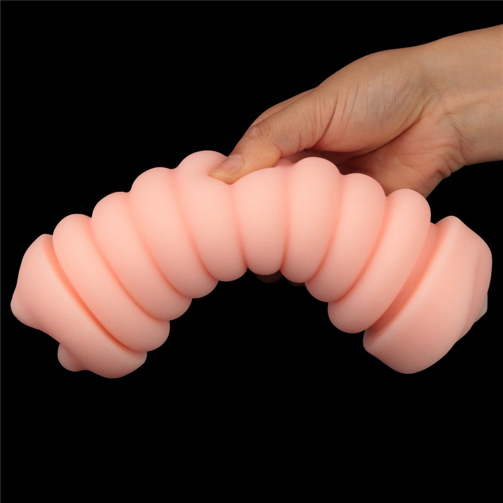 LOVETOY - VIRGIN-SKIN BLOWOUT DOUBLE SIDE STROKER VAGINA AND MOUTH
