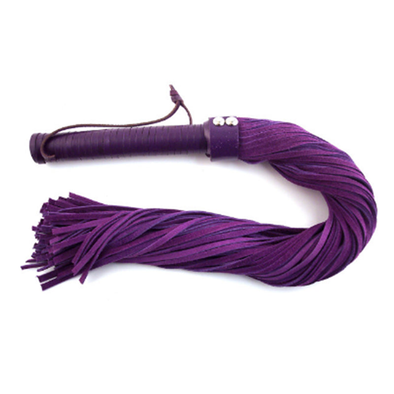 ROUGE GARMENTS - ROUGE SUEDE FLOGGER BLACK/PURPLE
