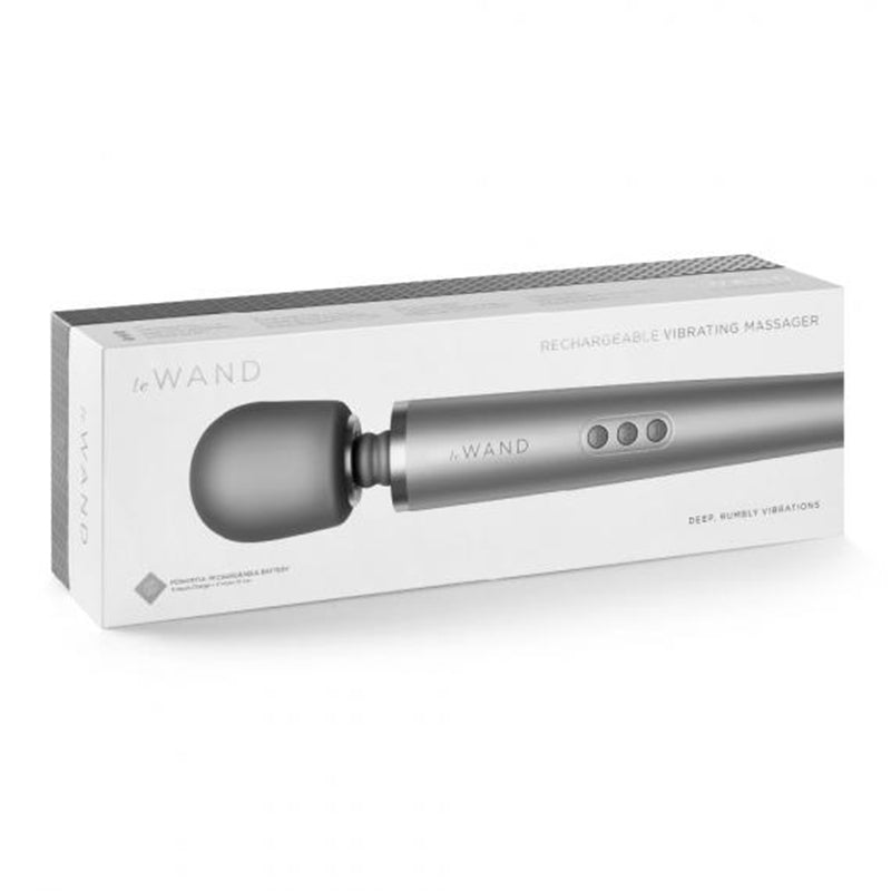 LE WAND RECHARGEABLE MASSAGER GREY