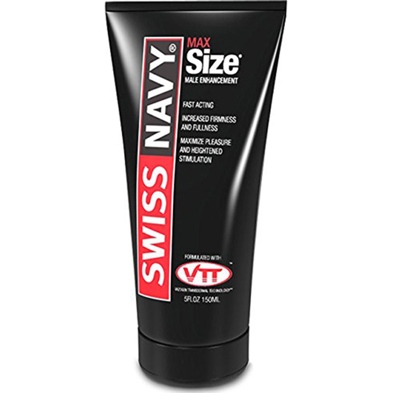 SWISS NAVY - MAXSIZE ENHANCEMENT CREAM 5 OZ. BLACK TUBE