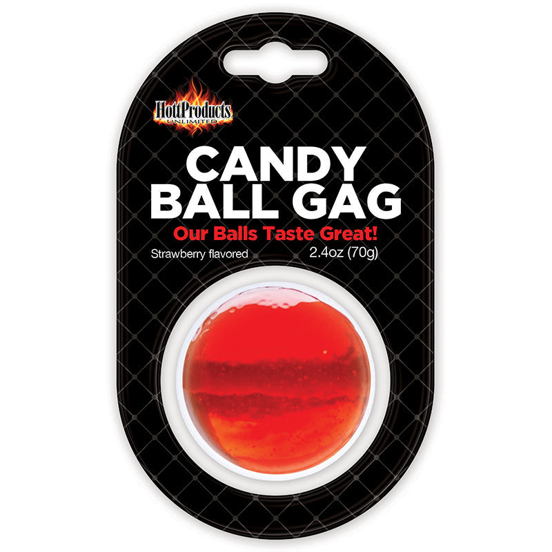 CANDY BALL GAG STRAWBERRY