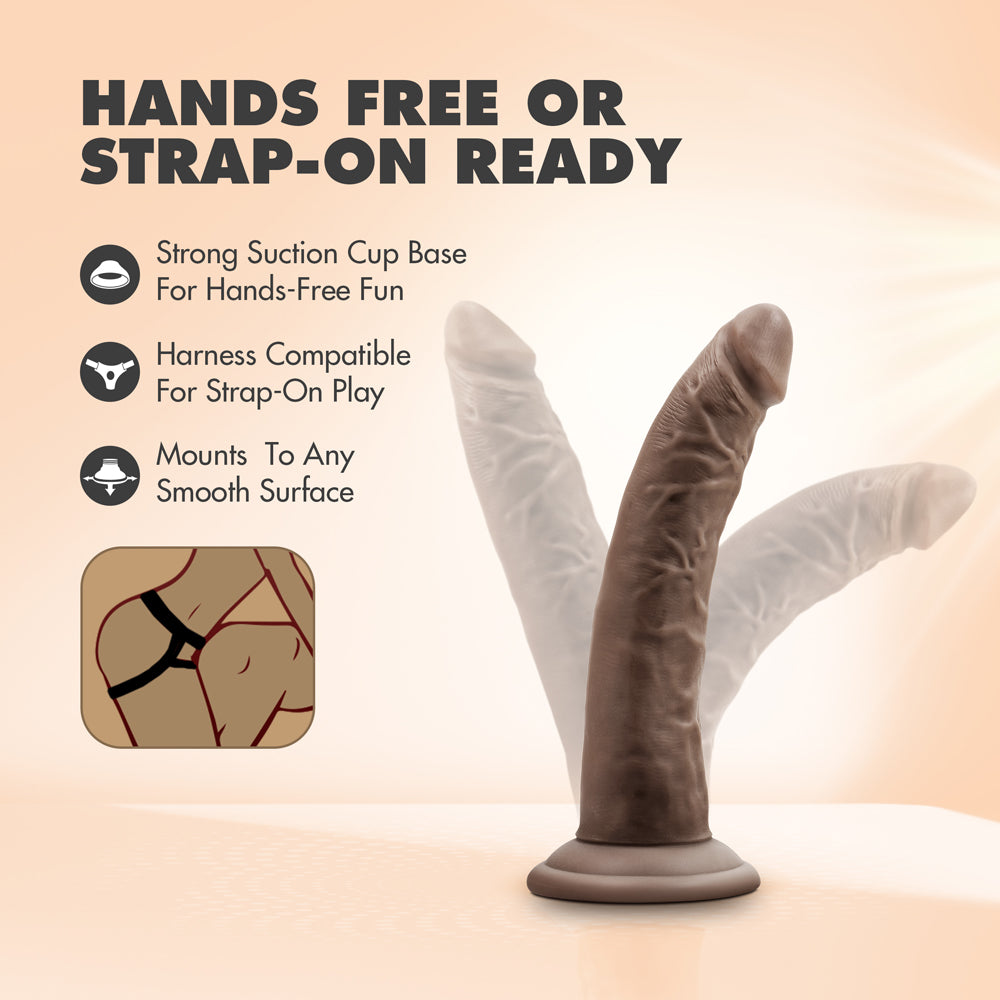 RUBOR - DR. SKIN REALISTA DILDO DE 7.5 PULGADAS