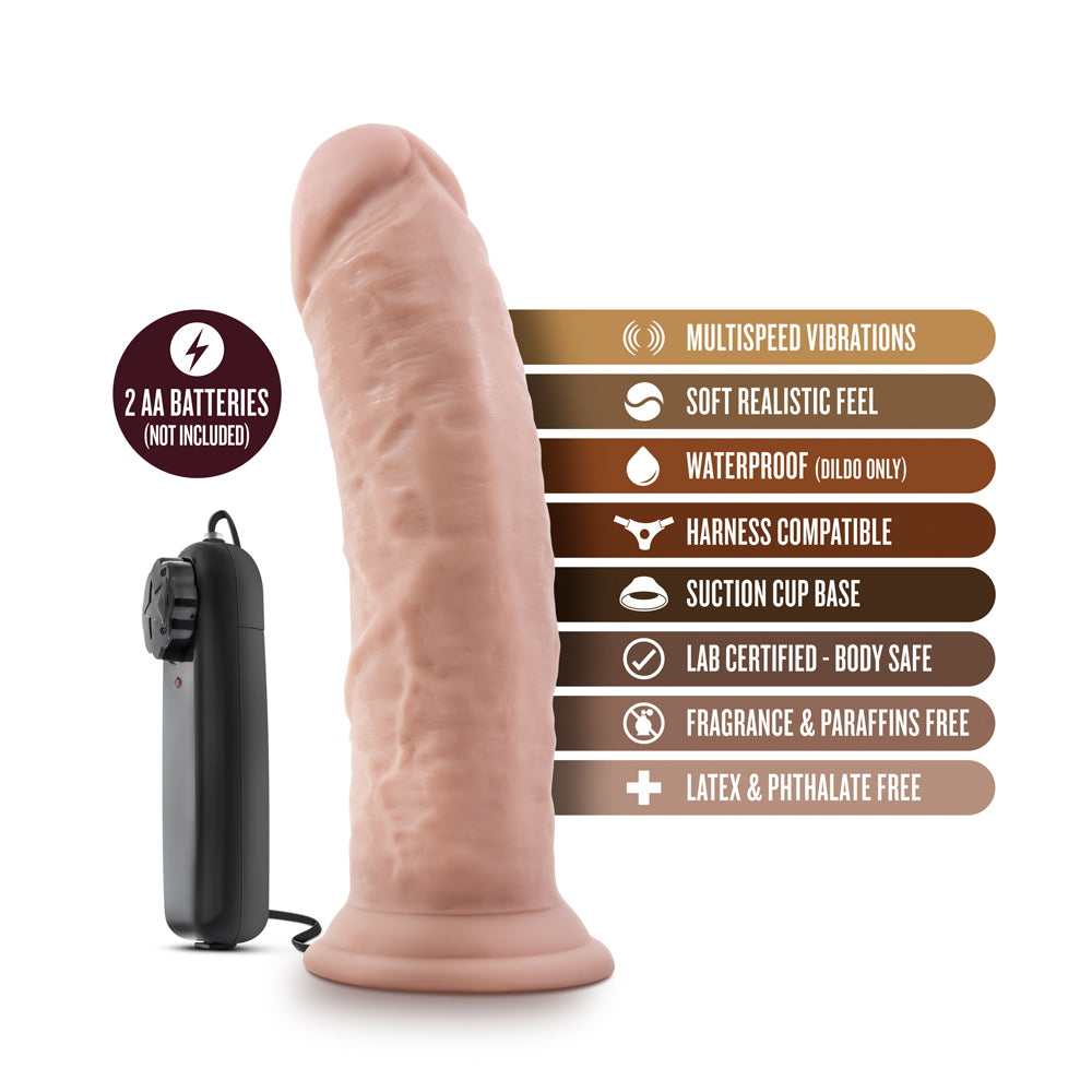 BLUSH - DR. SKIN DR. JOE DILDO VIBRADOR REALISTA DE 8 PULGADAS