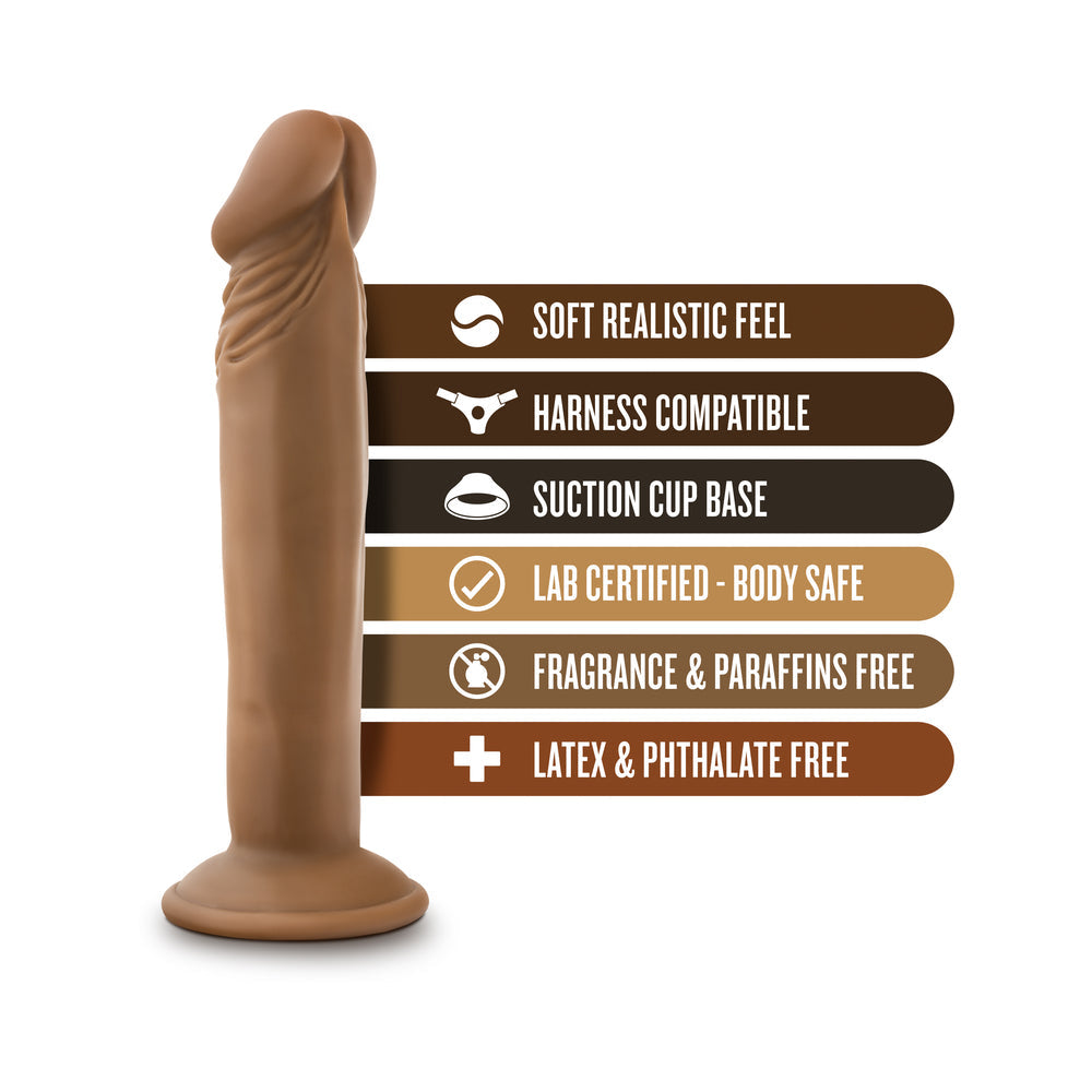 DR. SKIN DR. SMALL REALISTIC 6.5 IN. DILDO TAN