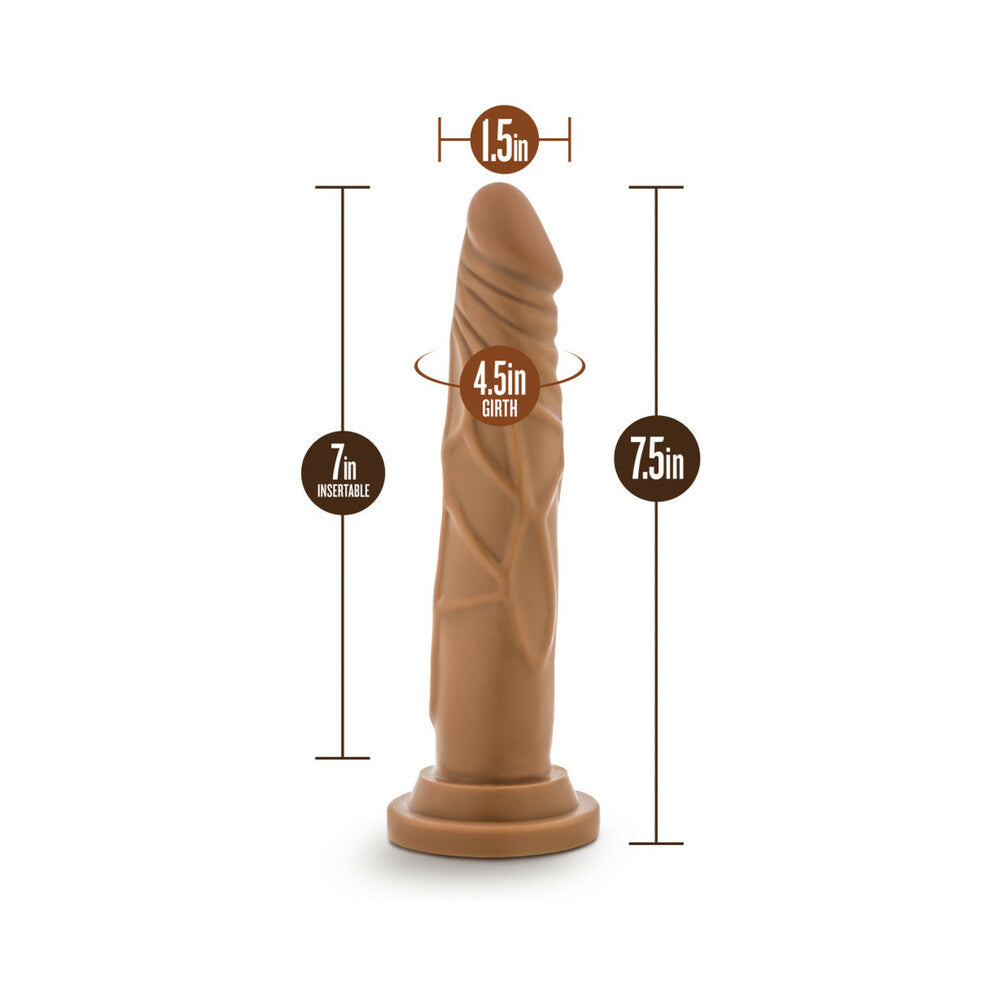 DR. SKIN BASIC 7.5 REALISTIC 7.5 IN. DILDO TAN