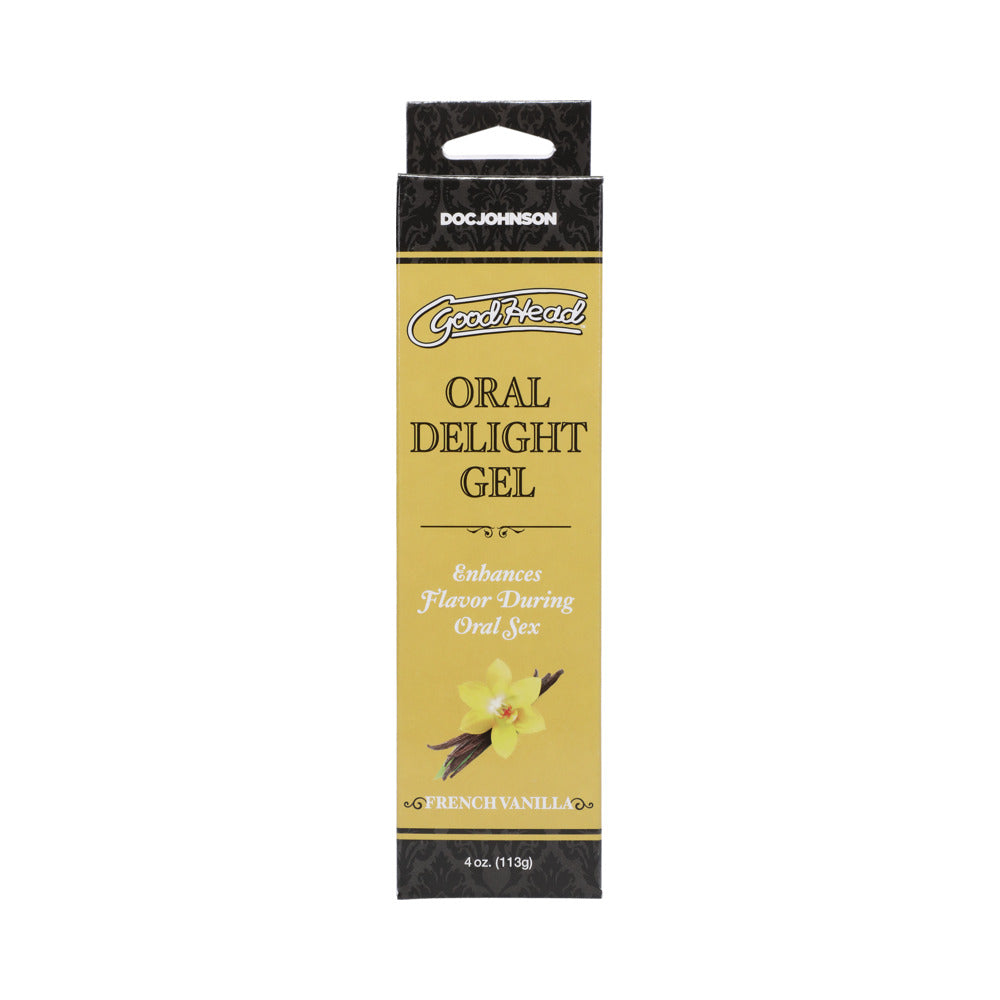 DOC JOHNSON - GOODHEAD ORAL DELIGHT GEL 4 OZ TUBE FRENCH VANILLA