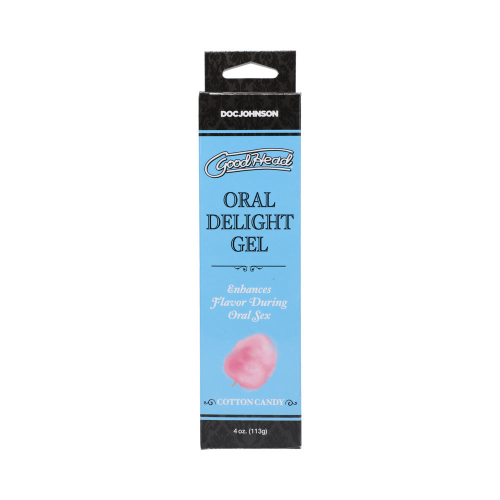 DOC JOHNSON - GOODHEAD ORAL DELIGHT GEL 4 OZ TUBE COTTON CANDY
