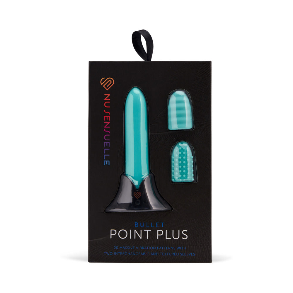 NU SENSUELLE - POINT PLUS BULLET WITH SLEEVES TIFFANY BLUE