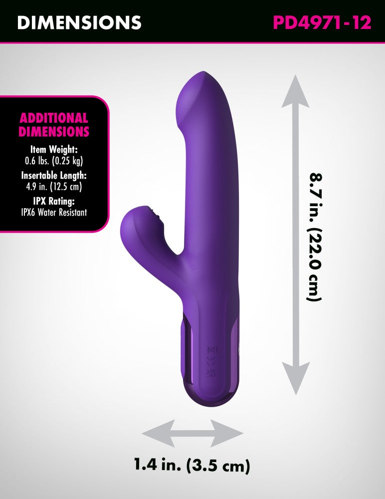 PIPEDREAM - FANTASY FOR HER - FANTASY FOR HER SUPER SONIX THRUSTER - PURPLE