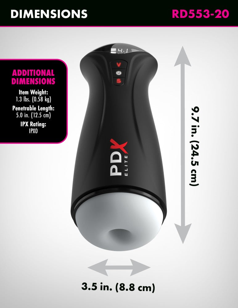PIPEDREAM - PDX ELITE - PDX ELITE FAP-GASM - FROSTED
