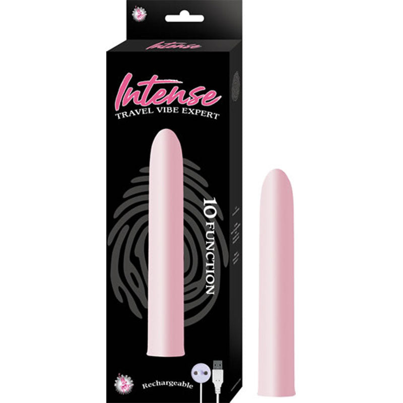 NASSTOYS - INTENSE TRAVEL VIBE EXPER T10 FUNCTION USB RECHARGEABLE WATERPROOF PINK