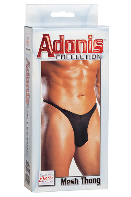 CALEXOTICS - ADONIS - MESH THONG - BLACK