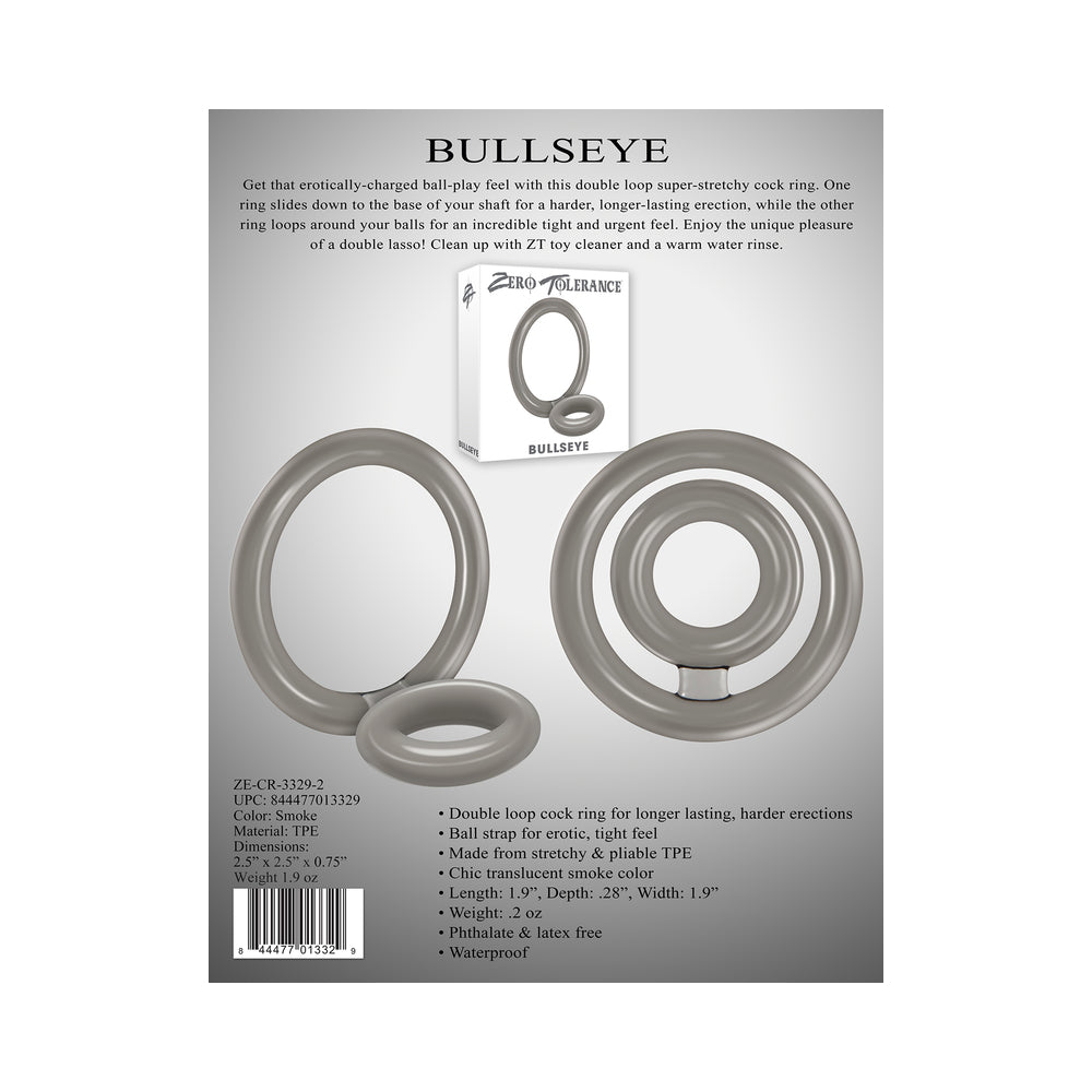 ZERO TOLERANCE - BULLSEYE DUAL RING COCKRING SMOKE