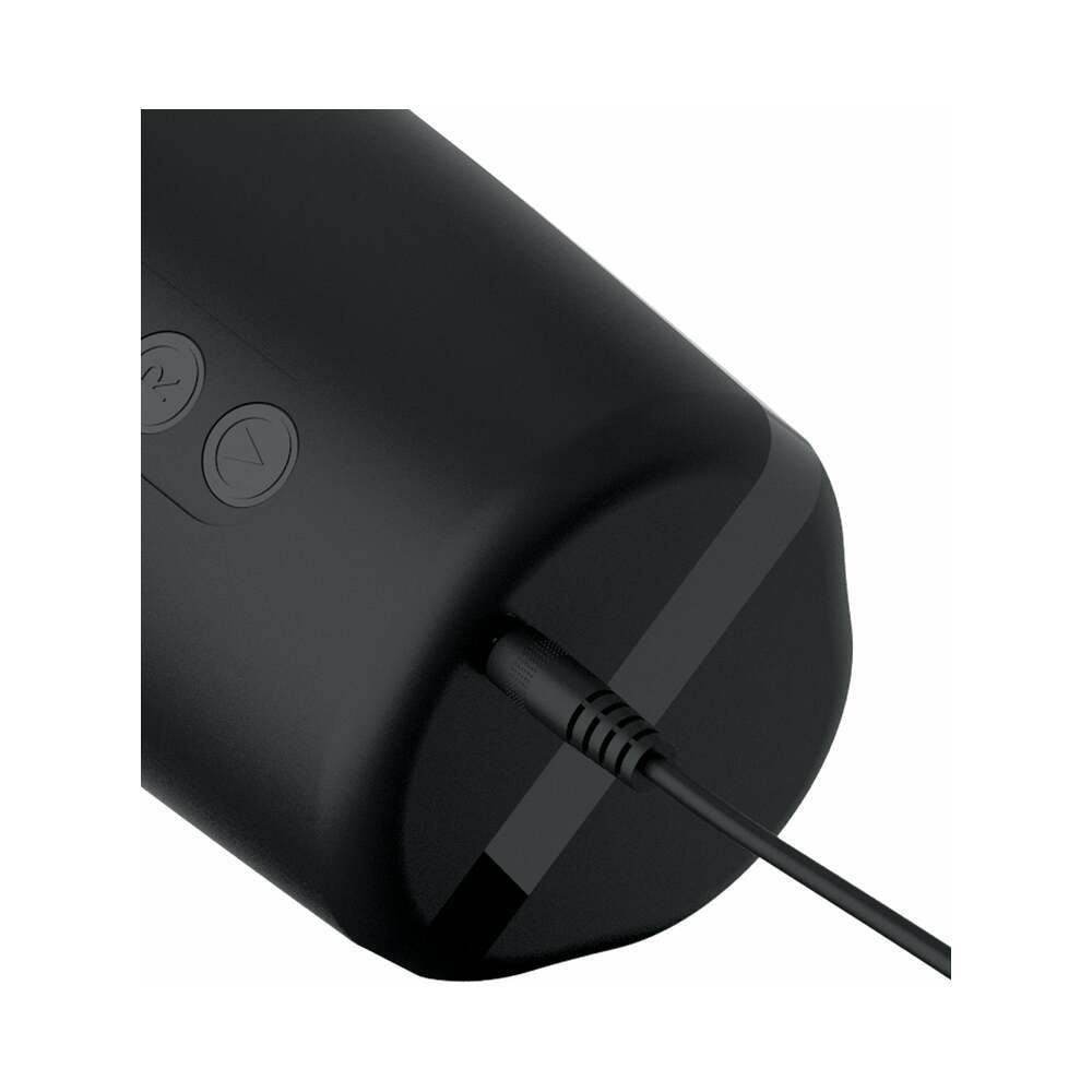 PDX ELITE MOTOBATOR 2 RECHARGEABLE THRUSTING VIBRATING MASTURBATOR CLEAR/BLACK