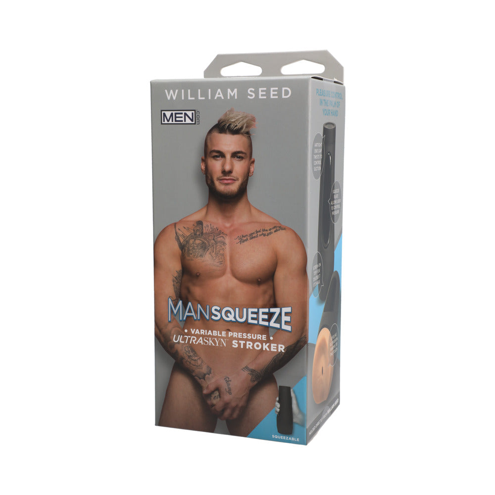 DOC JOHNSON - MAN SQUEEZE - WILLIAM SEED - ULTRASKYN STROKER - ASS VANILLA