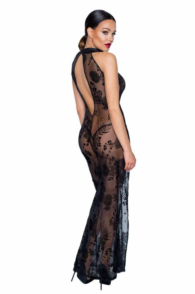 NOIR HANDMADE - LONG TULLE DRESS - M