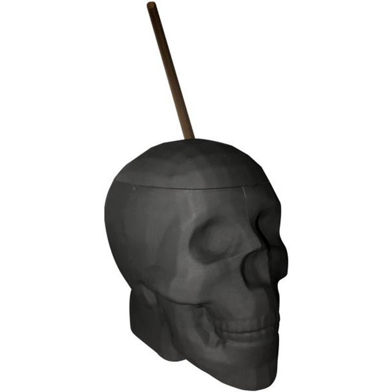 BLACK MATTE SKULL CUP
