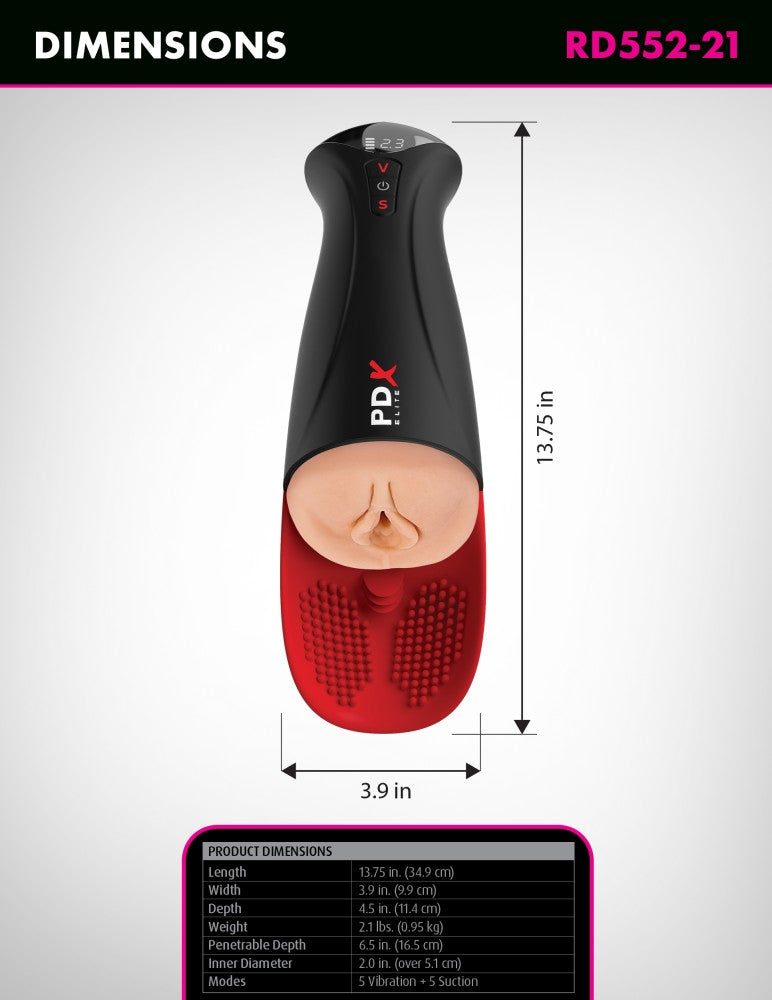 PIPEDREAM - PDX ELITE - FUCK-O-MATIC PRO XL - LIGHT