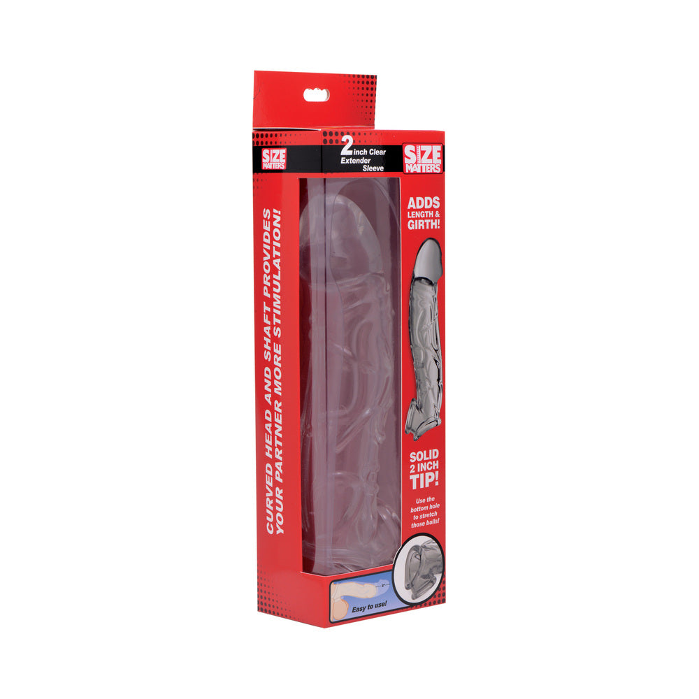 MARCAS XR - EL TAMAÑO IMPORTA FUNDA EXTENSORA TRANSPARENTE DE 2 PULGADAS