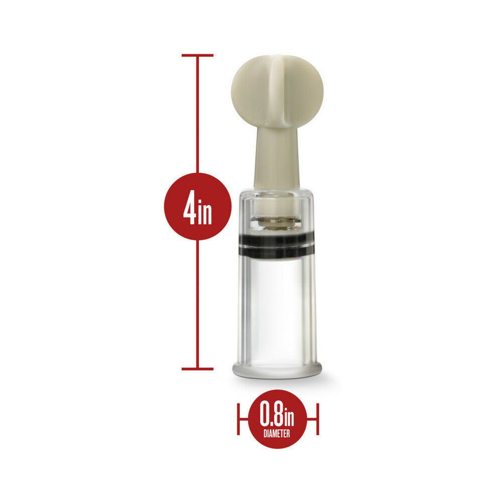 BLUSH - TEMPTASIA CLIT AND NIPPLE TWIST SUCKERS 3-PIECE SET CLEAR