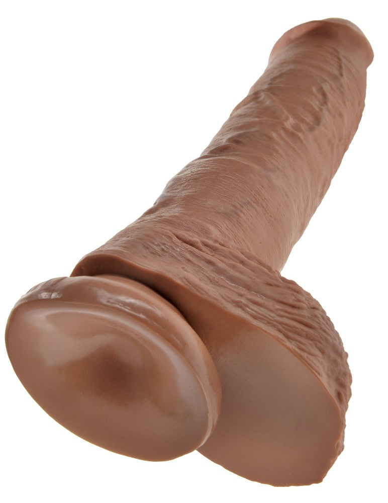 PIPEDREAM - KING COCK - 10" COCK WITH BALLS TAN