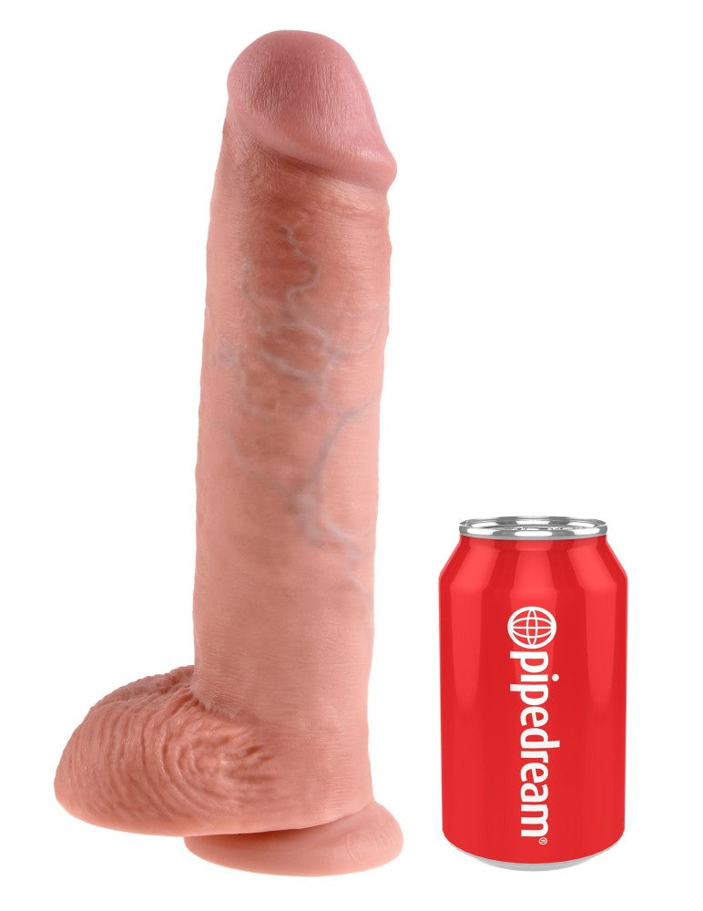 PIPEDREAM - KING COCK - 11" COCK WITH BALLS LIGHT