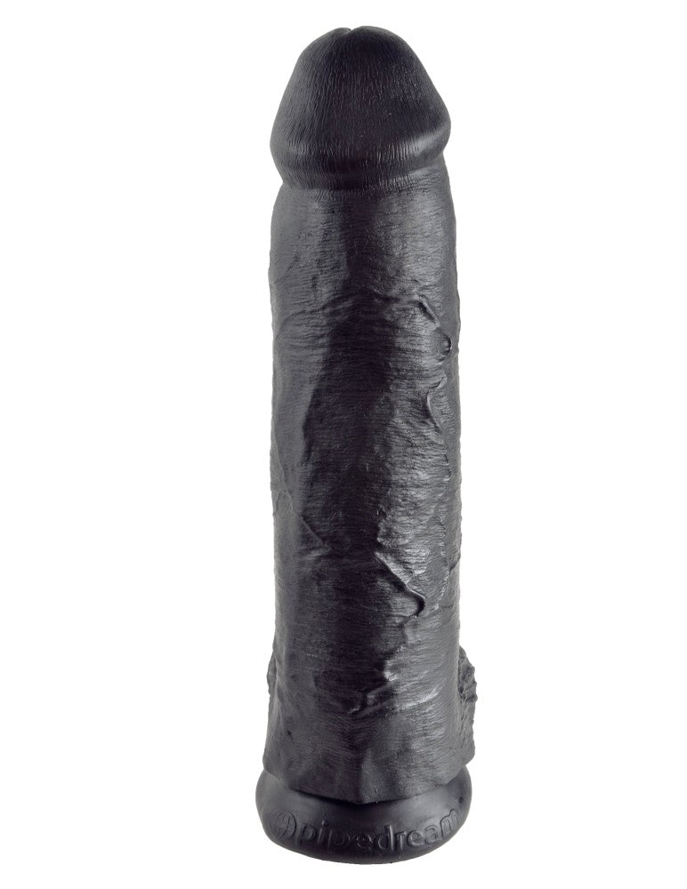PIPEDREAM - KING COCK - 12" COCK WITH BALLS BLACK