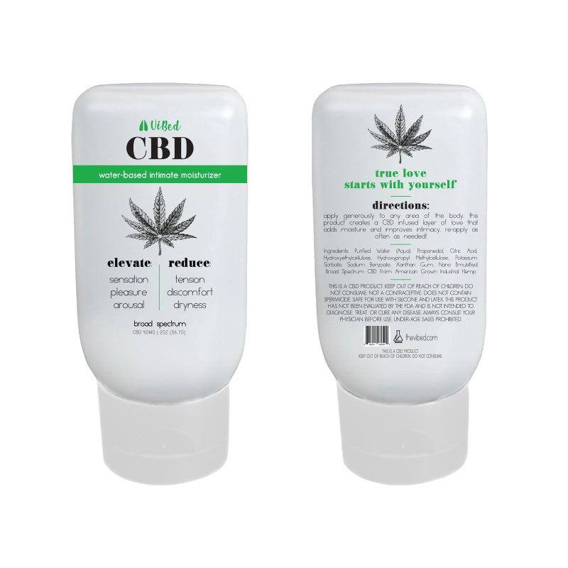 THEVIBED - CBD INFUSED WATER BASE LUBE 2OZ 25MG