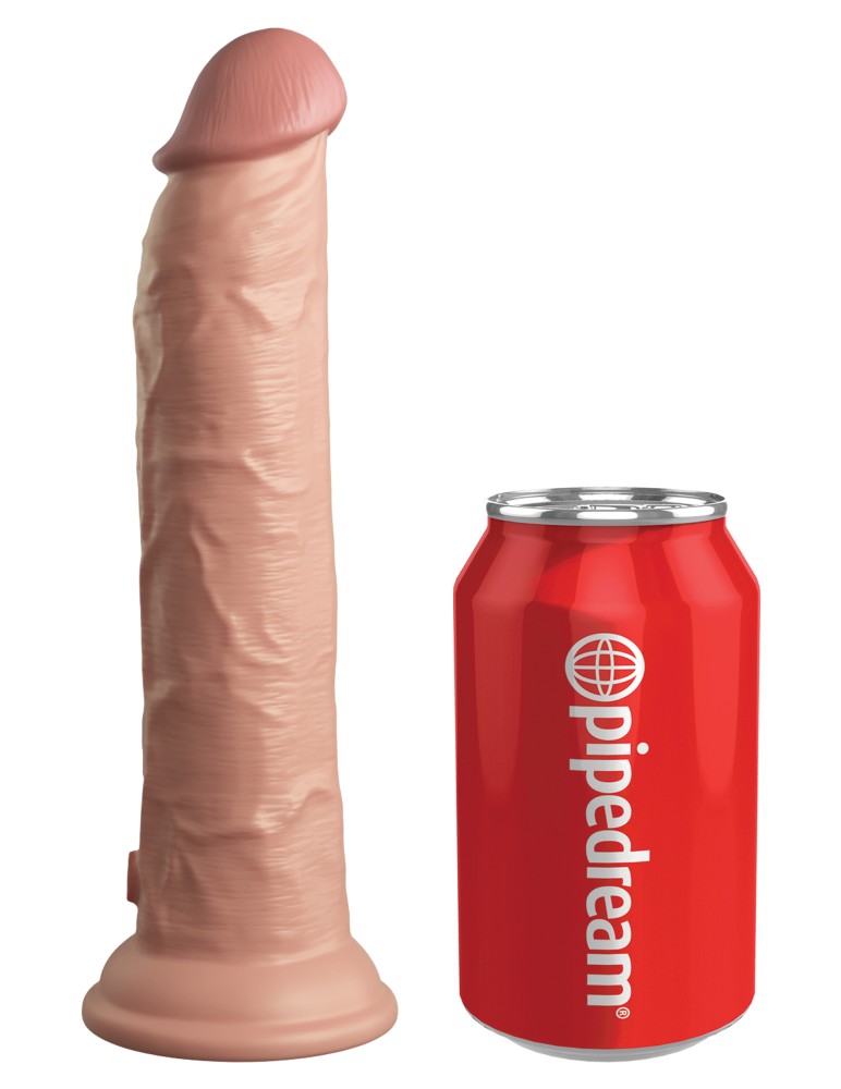 PIPEDREAM - KING COCK ELITE - 9" DUAL DENSITY SILICONE COCK LIGHT