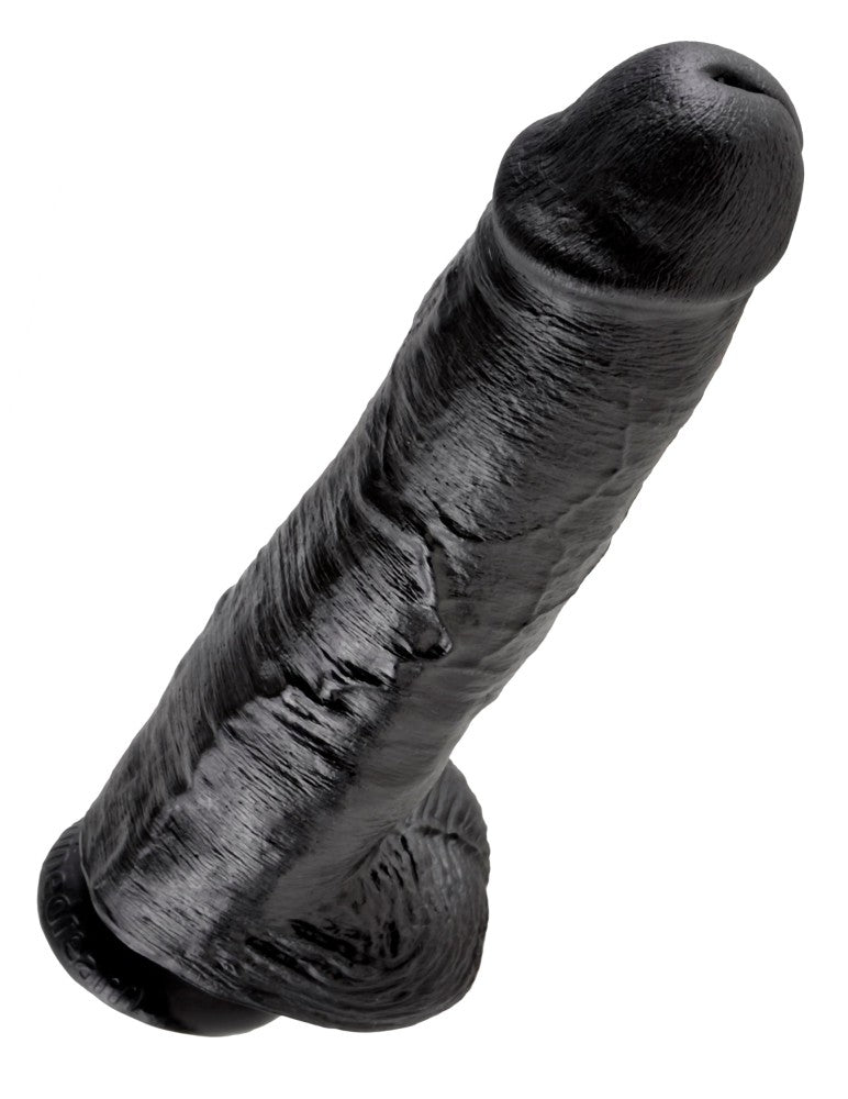 PIPEDREAM - KING COCK - 11" COCK WITH BALLS BLACK