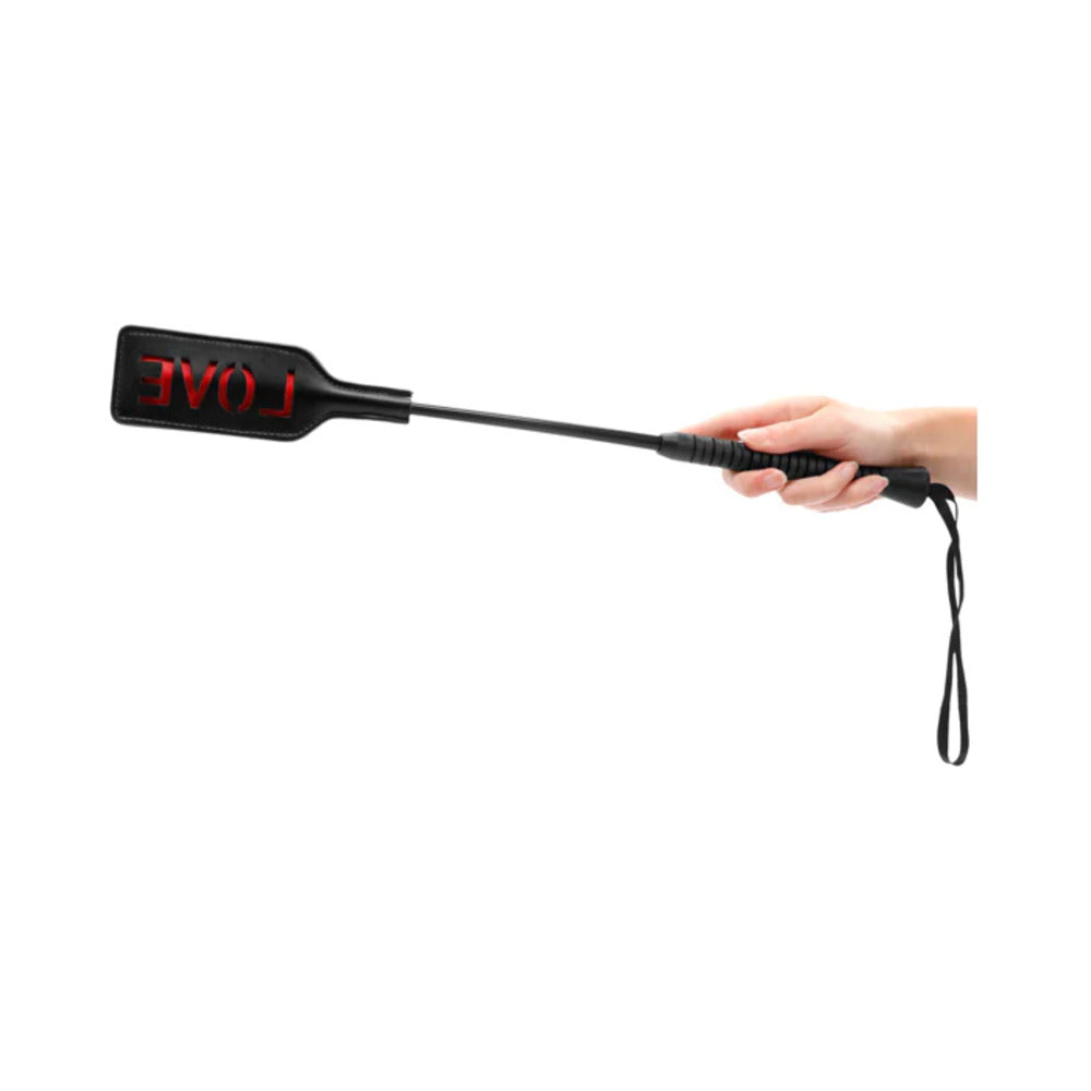 OUCH! ''LOVE'' CROP BLACK LARGE