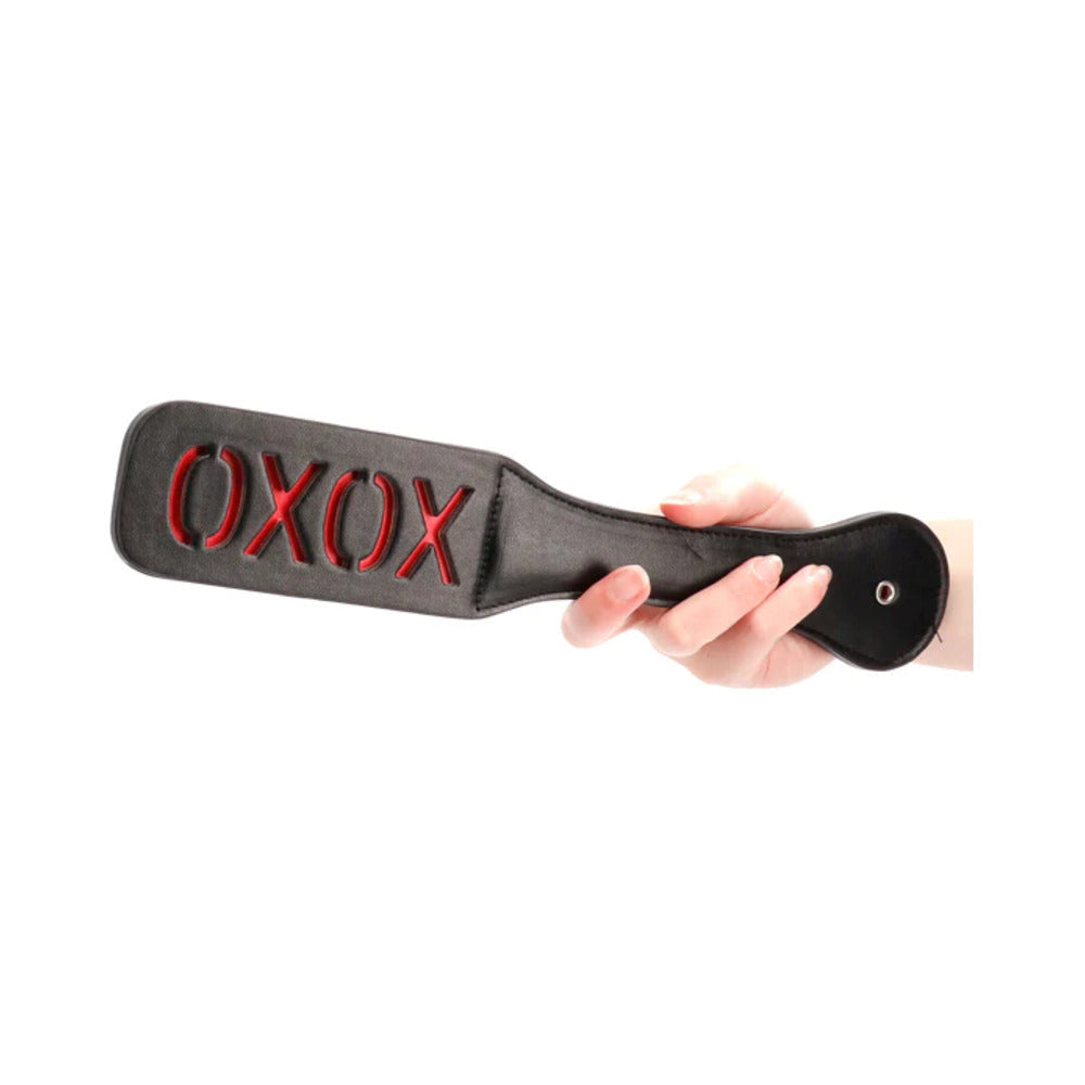 SHOTS - OUCH! ''XOXO'' PADDLE BLACK