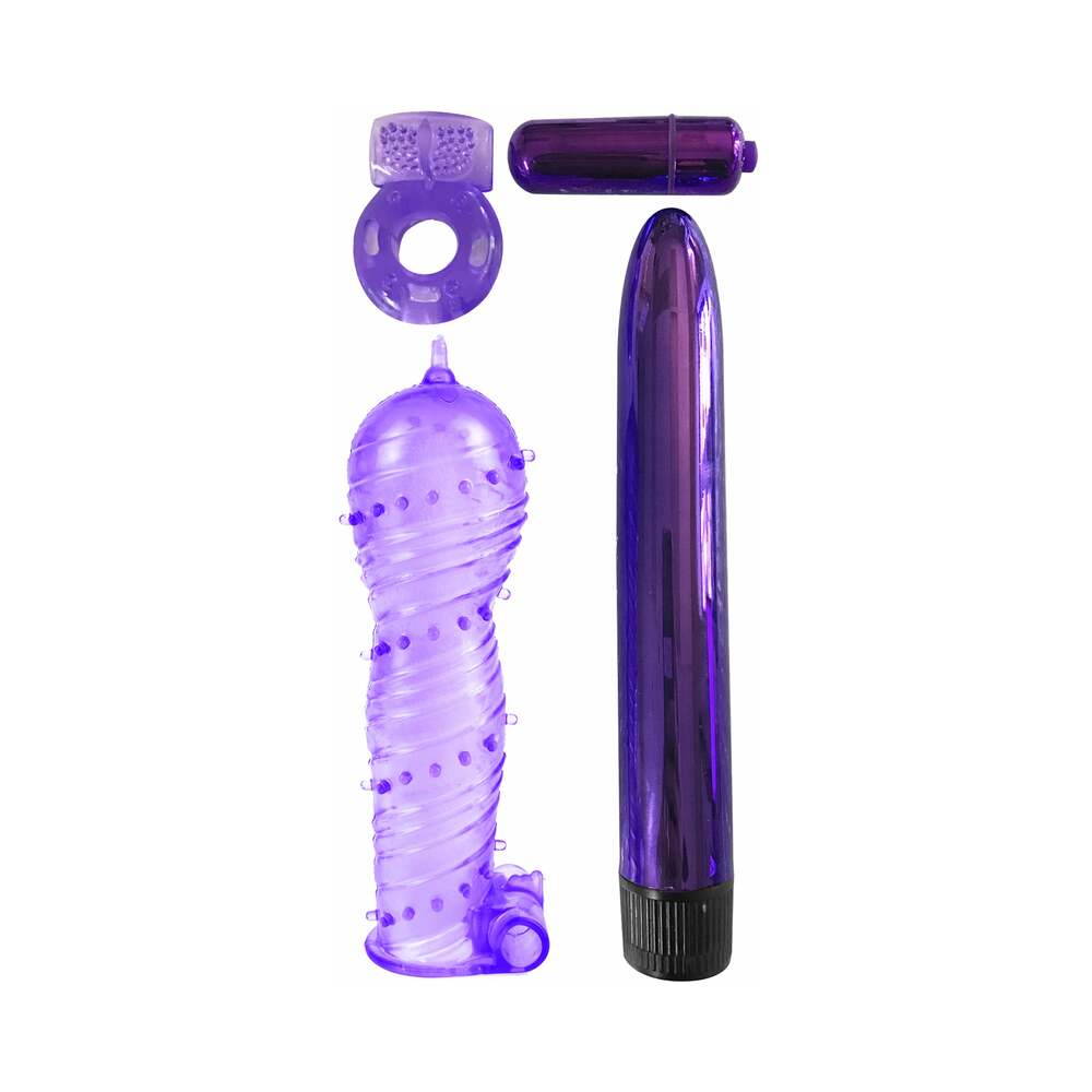 CLASSIX 4-PIECE ULTIMATE PLEASURE COUPLE''S KIT PURPLE