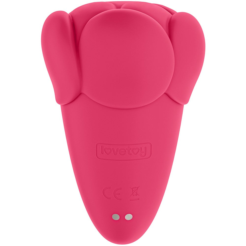 LOVETOY - FLICKER RECHARGEABLE VIBRATOR ROSE RED