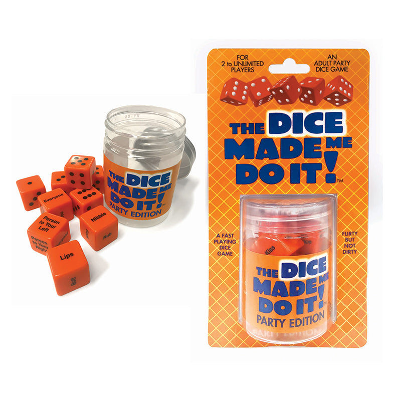 LITTLE GENIE - THE DICE MADE ME DO IT! PARTY EDITION DICE GAME
