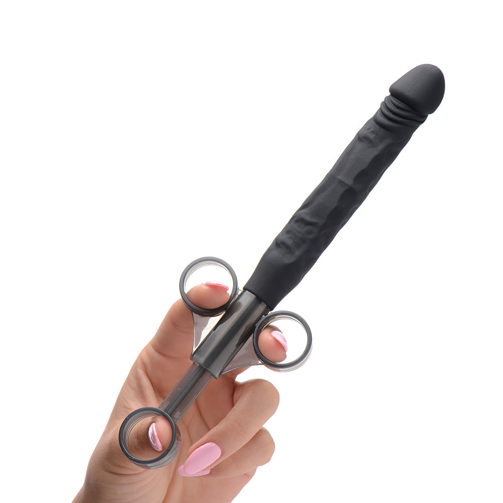 XR BRANDS - DILDO ÉJACULATEUR MASTER SERIES, LANCEUR DE LUBRIFIANT EN SILICONE