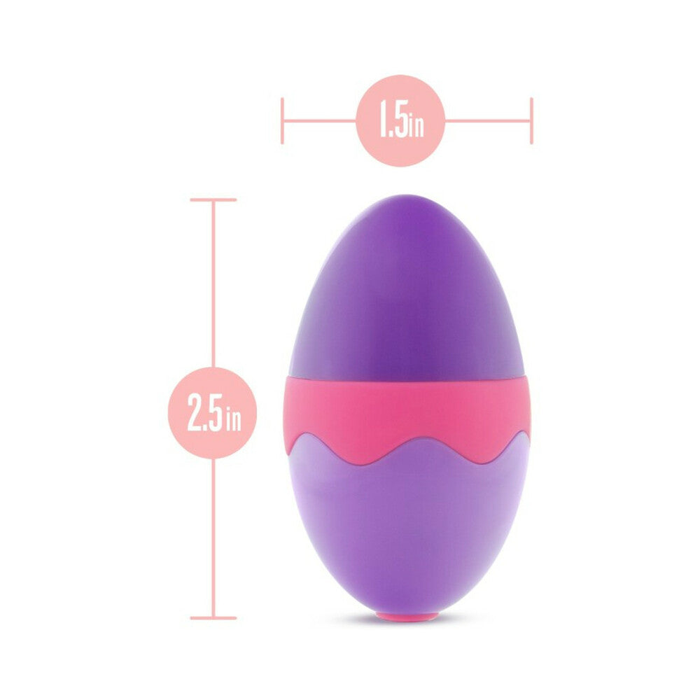 BLUSH - ARIA FLUTTER TONGUE RECHARGEABLE SILICONE FLICKING VIBRATOR PURPLE