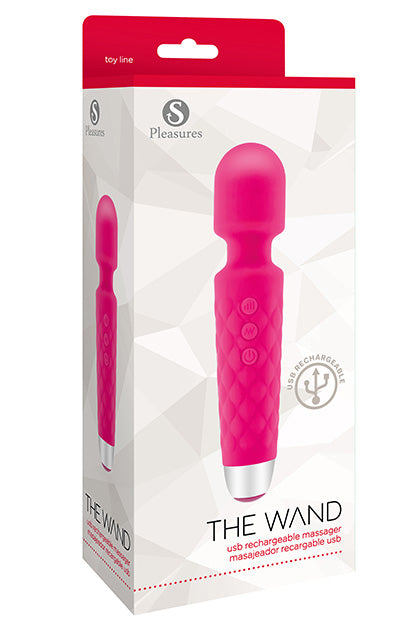 S PLEASURES - THE WAND USB RECHARGEABLE ROSA