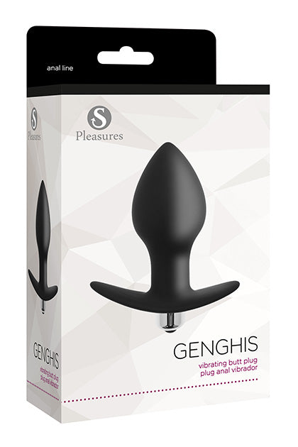 S PLEASURES - GENGHIS PLUG BLACK