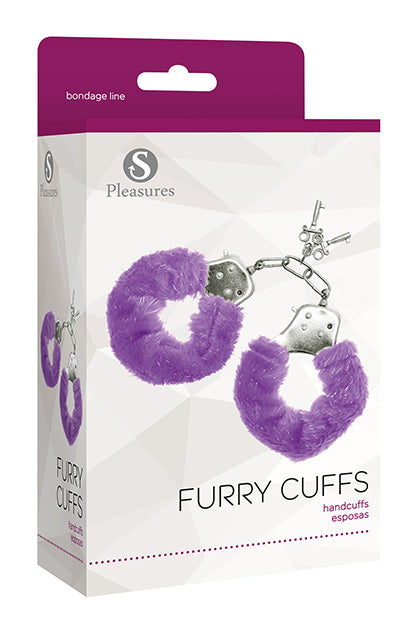 S PLEASURES - FURRY CUFFS PURPLE