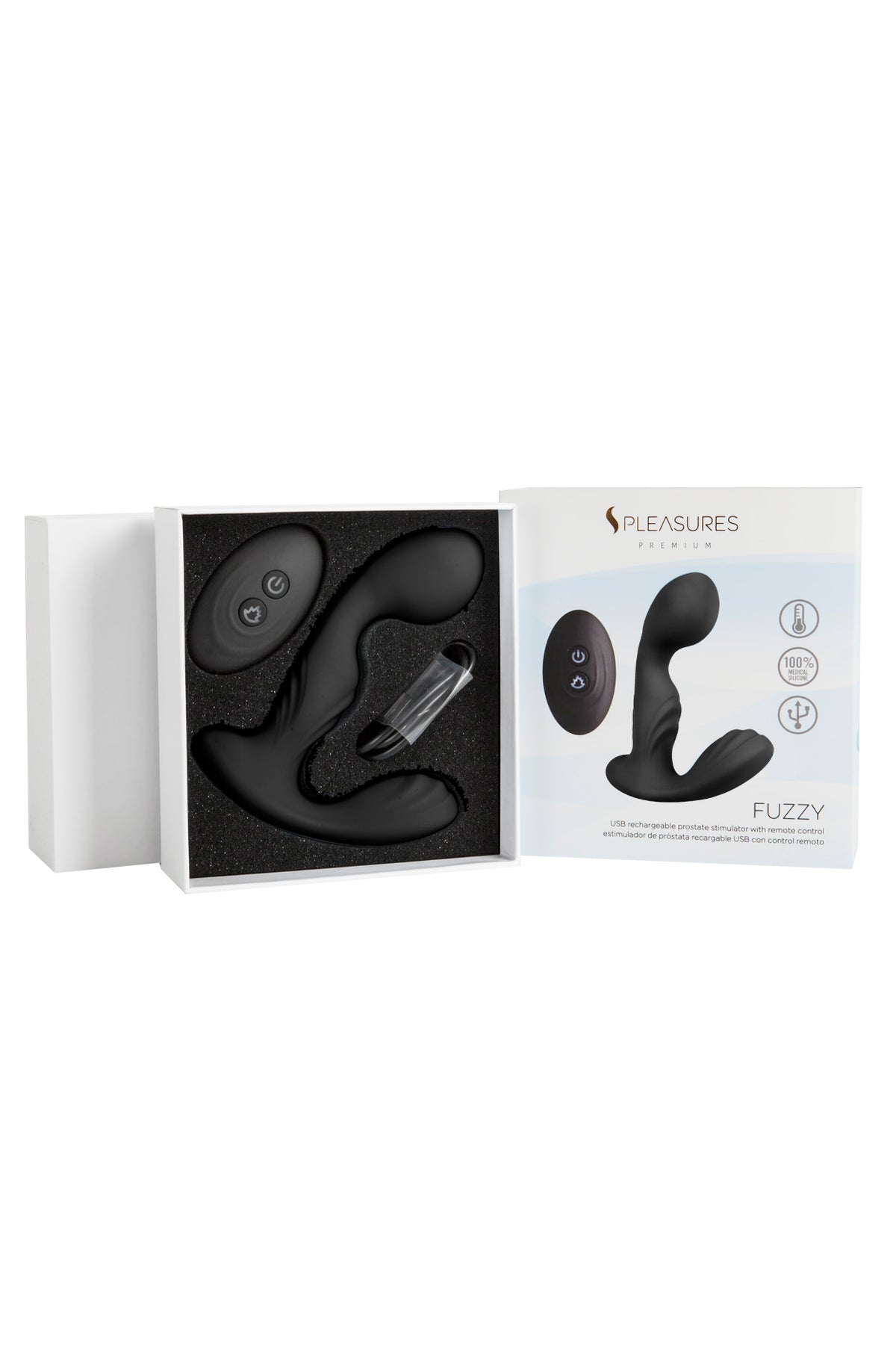 S PLEASURES PREMIUM LINE - FUZZY - BLACK