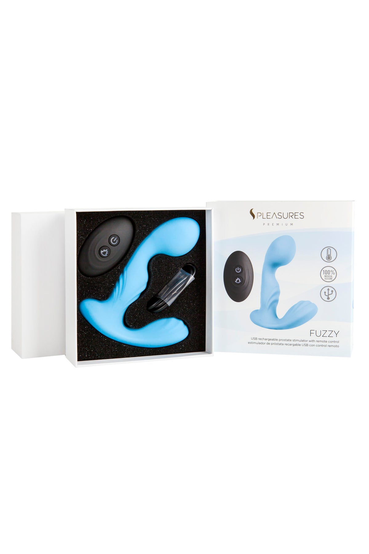S PLEASURES PREMIUM LINE - FUZZY - TURQUIOSE